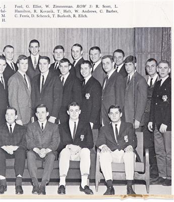 (FILM.) Ripon College yearbook and supplement showing junior Harrison Ford in his first acting role.